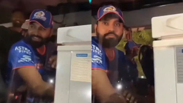 Mumbai Indians' Bus Gets Stuck In Jaipur Traffic; Fans Cheer For Rohit Sharma As Captain In Front Of Hardik