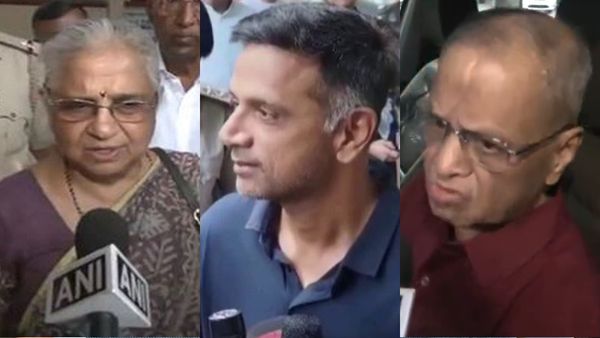 Narayana Murthy, Sudha Murty, And Rahul Dravid Encourage Citizens To Vote