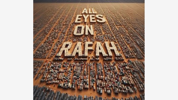 '#AllEyesOnRafah' Hashtag Meets Counter-Hashtags Like '#WhereWereYourEyes...'