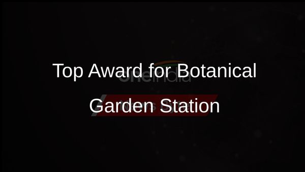 Botanical Garden Metro Station Awarded Best on DMRC's 30th Foundation Day
