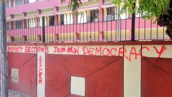 'Boycott Elections' Graffiti Seen In Delhi University, FIRs Filed