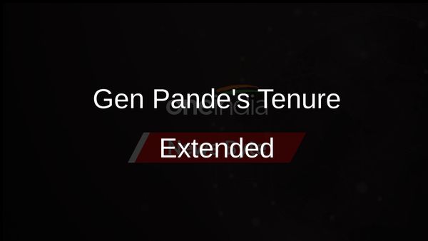 Government Extends Tenure of Army Chief Gen Manoj Pande by a Month