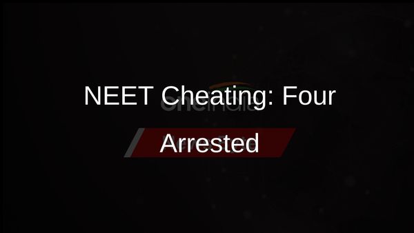 MBBS Student Among Four Arrested for NEET Exam Cheating in Bharatpur