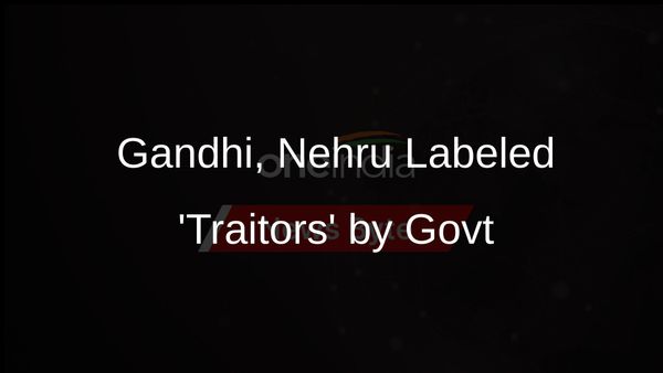 Priyanka Gandhi Slams Govt for Calling Gandhi, Nehru 'Traitors'