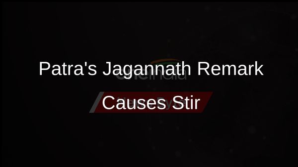 Sambit Patra's 'Slip of Tongue' on Lord Jagannath Sparks Outrage