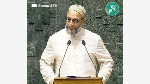 Asaduddin Owaisi Concludes Lok Sabha Oath With 'Jai Palestine' Slogan, BJP Furious