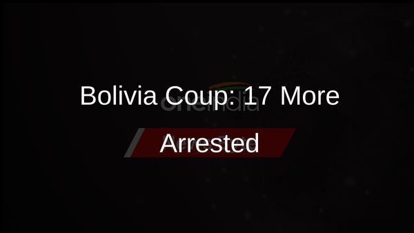 17 Arrested Over Attempted Coup in Bolivia, Including Alleged Mastermind