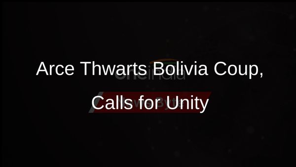 Bolivia's President Arce Foils Coup Attempt, Urges Democratic Vigilance