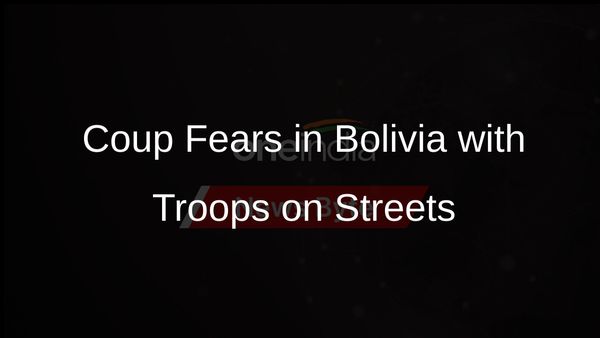 Fears of a Coup Attempt in Bolivia as Troops Occupy Capital Streets