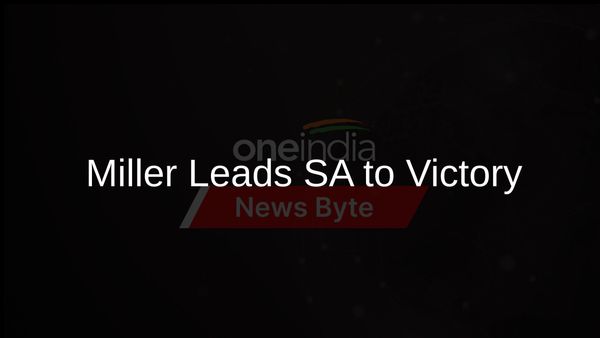 Composed Miller Guides South Africa to Four-Wicket Win Over Netherlands