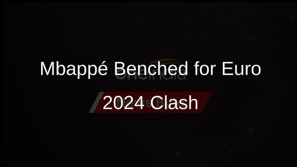 Kylian Mbappé Benched in Euro 2024 France-Netherlands Clash Due to Injury