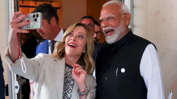 PM Modi, Italy’s Meloni Snap Selfie On The Sidelines Of G7 Summit - A 'Melodi' Moment Again!