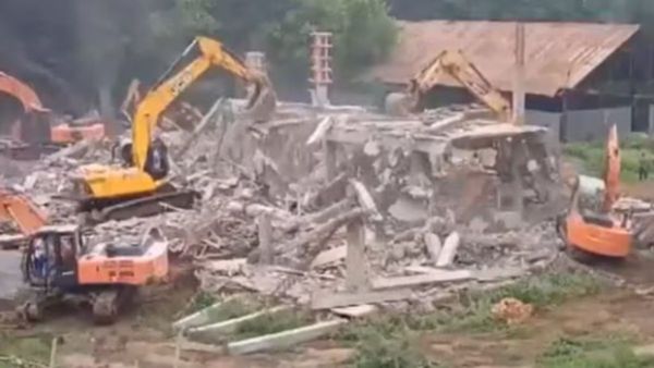 'Illegal' YSRCP Office Demolished In Andhra Pradesh, Jagan Calls It 'Vendetta Politics'