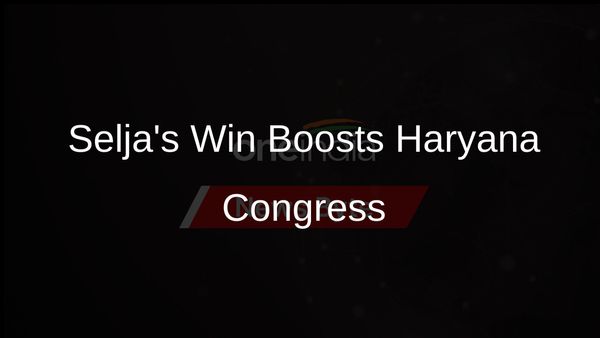 Congress's Kumari Selja Secures Significant Victory in Sirsa, Strengthens Position in Haryana