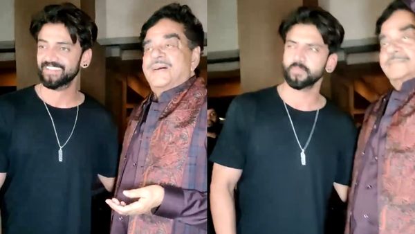 Shatrughan Sinha, Zaheer Iqbal's Pose Together; Silences Rumours Around Sonakshi's Wedding