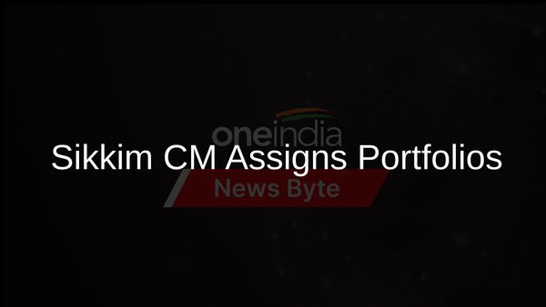 Sikkim Chief Minister Prem Singh Tamang Distributes Portfolios to Cabinet
