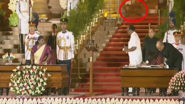 Mysterious Creature Spotted During PM Modi's Oath Ceremony In Rashtrapati Bhavan [Watch Video]