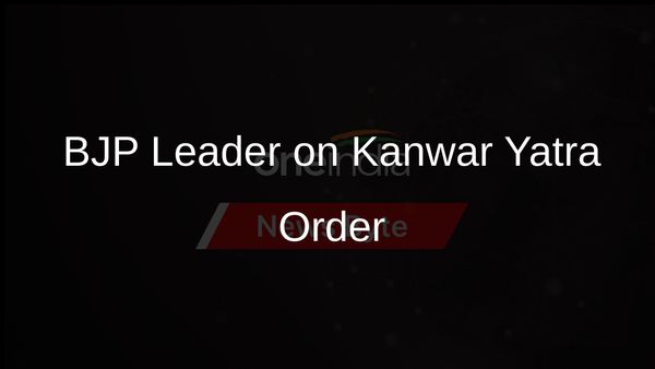 BJP Leader Warns Police Order May Foster 'Disease of Untouchability'