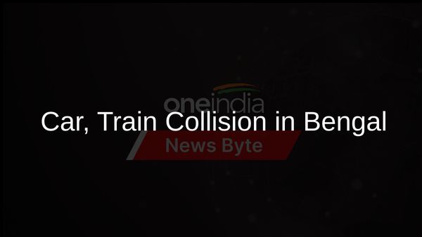 Car Narrowly Avoids Major Mishap in Collision with Express Train in Bengal