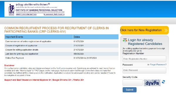 IBPS Clerk 2024: Hurry Up! Apply Now For 6,148 Vacancies Before Midnight; Apply Online At ibps.in