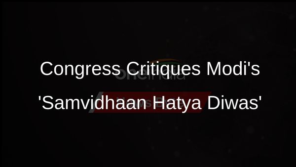 Congress Slams Modi Govt's 'Samvidhaan Hatya Diwas', Calls for 'Modi Mukti Diwas'