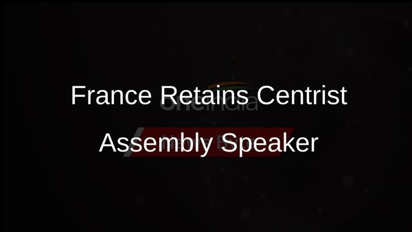 France's National Assembly Votes to Retain Centrist Speaker in Political Divide