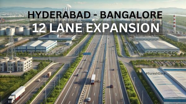 Bengaluru-Hyderabad Highway Expansion: NH-44 To Get 12-Lane Expressway Upgrade