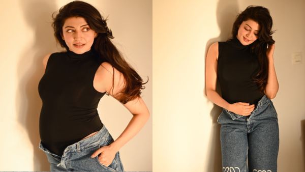 Pranitha Announces Pregnancy With 'Pants Don't Fit' Pic; Reveals Baby Bump