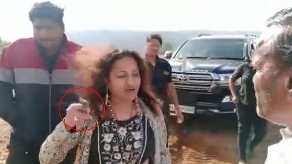 IAS Officer Puja Khedkar's Mother Filmed Brandishing Firearm At Farmers In Old Video