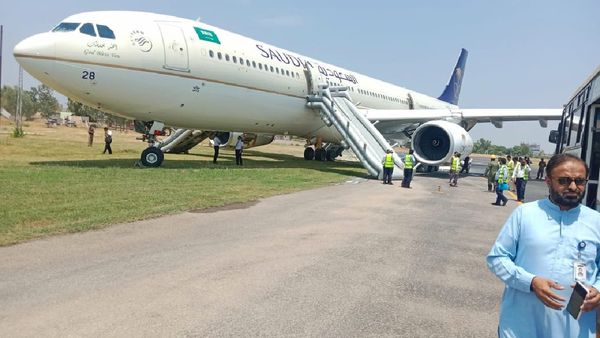 WATCH Video: Saudi Airlines Flight Catches Fire Upon Landing In Pakistan's Peshawar