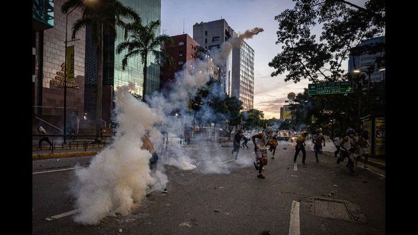 Hugo Chávez Statues Toppled Across Venezuela Amidst Election Unrest