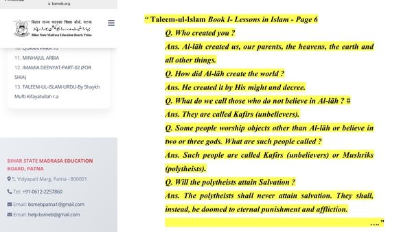 Is Bihar's Madrasa Curriculum Putting Children At Risk? NCPCR Chief Questions UNICEF's Role