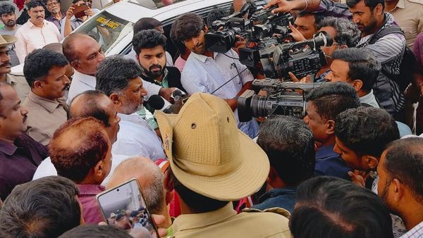 DK Shivakumar Appears Before Lokayukta For Probe into Alleged Disproportionate Assets Case