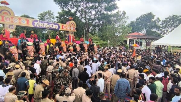 Mysuru Dasara 2024: Hunsur Sends 9 Jumbos On Their Way To Mysuru