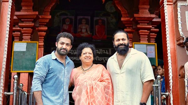 Junior NTR, Rishab Shetty Visit Udupi Sri Krishna Mutt [Pics & Videos]