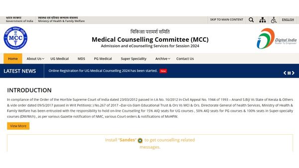 MCC NEET UG Counselling 2024: Final Seat Matrix Announced – Important Dates And Instructions Inside