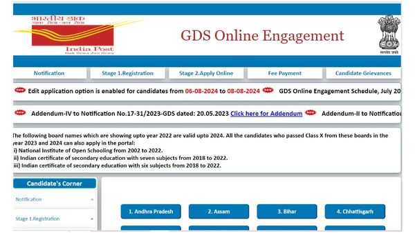 India Post GDS 2024 Results: Find Out How To Access The Merit List and Cut-Off Marks