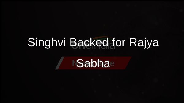 Telangana Congress Endorses Singhvi for Rajya Sabha Bypoll; Nomination on Monday