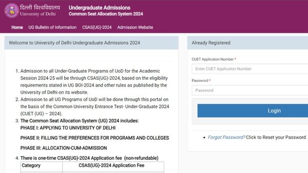 Delhi University Admission 2024: First UG Merit List Out Today—Find Your Program, College, And Payment Details