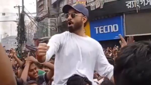 Celebrations In Virat Kohli Style! Indian Cricketer's Look-Alike Participates In Rally Against Sheikh Hasina