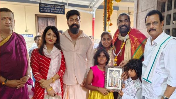Yash Visits Surya Temple In Ujire, Dharmasthala