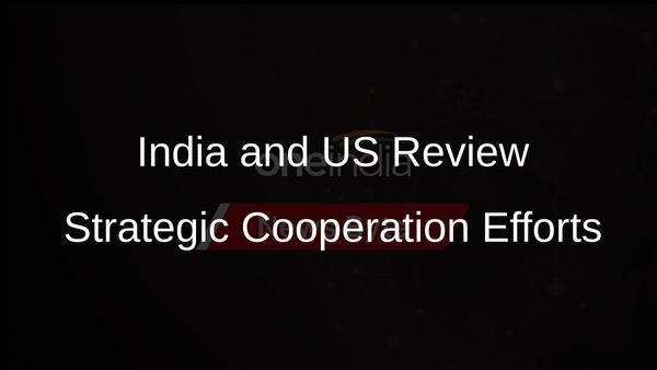 India and US Conduct Comprehensive Review of Strategic Cooperation in Defence and Technology