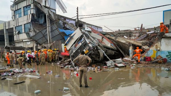 Lucknow Building Collapse: Death Toll Mounts To 8, Several Feared Trapped As Rescue Ops Underway