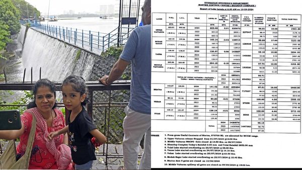 Mumbai Lakes Overflowing: Water Levels Soar To 98.15 Per Cent Capacity Amid Heavy Rains
