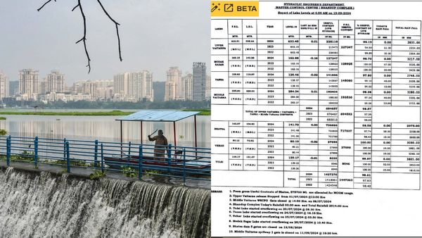 Mumbai Lakes Water Levels Surge To 98.61 Per Cent Capacity, Promising Steady Water Flow