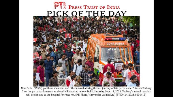 Sitaram Yechury's Final Journey: Body Donated to AIIMS for Research