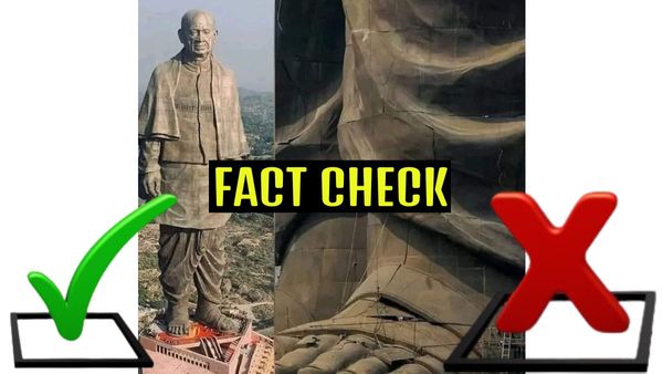Real Or Fake? Image Of Cracks On Sardar Vallabhbhai Patel's Statue, Statue Of Unity, Sparks Outrage Online