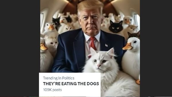 Why ‘THEY'RE EATING THE DOGS’ Is Trending On X? Trump’s Shocking Claim Unleashes Meme Fest