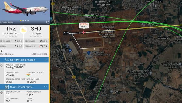 Air India Express Flight AXB613 IX613 Lands Safely At Trichy Airport After Technical Glitch