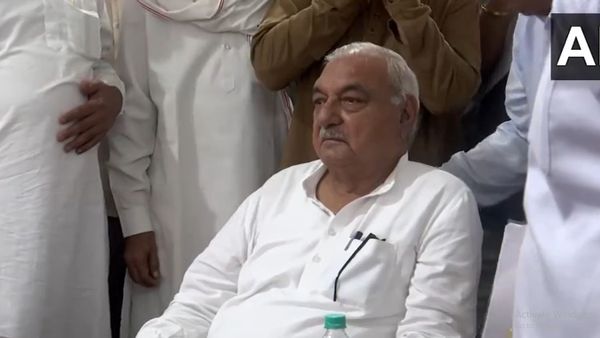 Haryana Results: Bhupinder Singh Hooda Confident Of Congress' Victory, Body Language Tells A Different Story